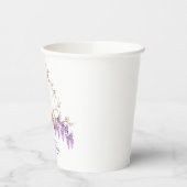 Grandmillennial Wisteria Baby Shower  紙コップ (左)
