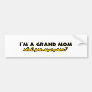 Grandmomのデザイン バンパーステッカー