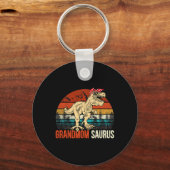 Grandmomsaurus T Rex Dinosaur Grandmom Saurus Matc キーホルダー (正面)