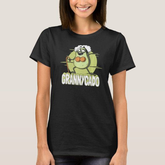 Grandmother Avocado Grandmom  Grandparent Granny Tシャツ (正面)