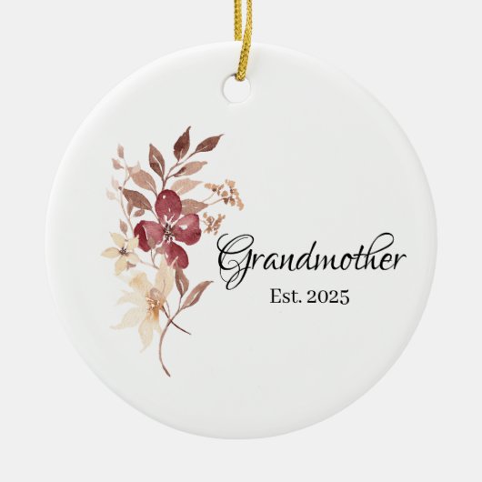 Grandmother Est. Year  セラミックオーナメント (正面)