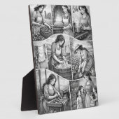 Grandmother Mom Mother's Day  フォトプラーク (側面)