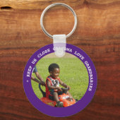 GRANDPAおばあちゃん写真孫ギフト$4 キーホルダー (正面)