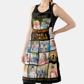 GRANDPAと最高のGRILL MASTER 16フォトコラージュ エプロン (インサイチュ)