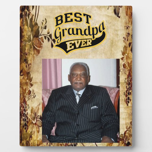 Grandpaのカスタマイズ フォトプラーク (正面)