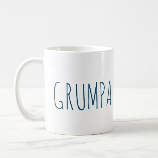 GrandpaグラフィックおもしろいのGrumpyのためのGrumpaノベルティ コーヒーマグカップ (左)