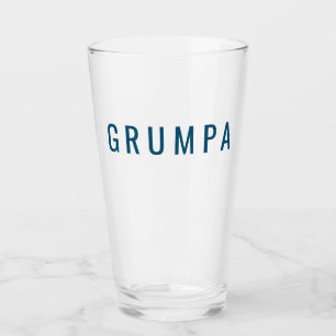 GrandpaグラフィックおもしろいのGrumpyのためのGrumpaノベルティ タンブラーグラス