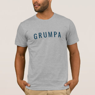 GrandpaグラフィックおもしろいのGrumpyのためのGrumpaノベルティ Tシャツ