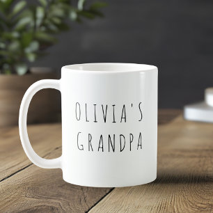 Grandpaパーソナライズされた写真 じいちゃんのギフト コーヒーマグカップ