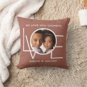 Grandpaパーソナライズされた写真 クッション (ブランケット)