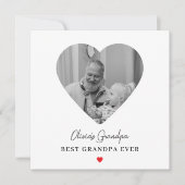 Grandpaパーソナライズされた写真 | 最高のGrandpa Ever (正面)