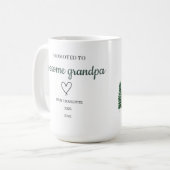 Grandpaパーソナライズド素晴らしマグカップに昇格 コーヒーマグカップ (正面左)