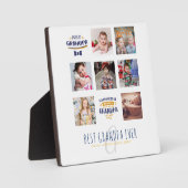 GRANDPAフォトコラージギフトパパ誇りを持ったポップグランプ フォトプラーク (正面)