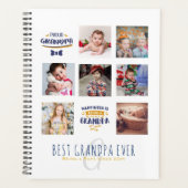 GRANDPAフォトコラージギフトパパ誇りを持ったポップグランプ プランナー手帳 (正面)