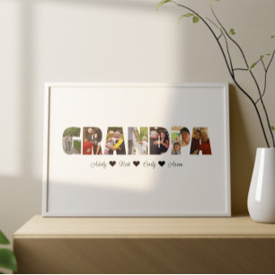 Grandpaフォトコラージポスター7枚 ポスター