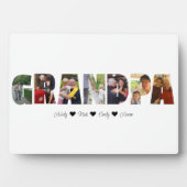 Grandpaフォトコラージュのプラーク（7枚） フォトプラーク (正面)