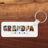GrandpaフォトコラージュKeychainと7枚 キーホルダー (正面)