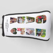 GRANDPAレター切り出しフォトコラージュ ゴルフヘッドカバー (正面)