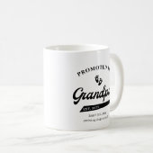 GrandPa妊娠告知マグカップに昇格 コーヒーマグカップ (正面右)