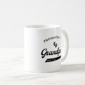 GrandPa妊娠告知マグカップに昇格 コーヒーマグカップ (正面右)