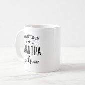 GrandPa妊娠告知マグカップに昇格 コーヒーマグカップ (正面左)