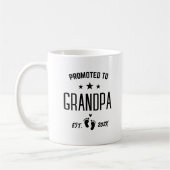 GrandPa妊娠告知マグカップに昇格 コーヒーマグカップ (左)