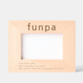 Grandpa定義エッおもしろいチング写真フレーム レーザー彫刻フレーム (正面)