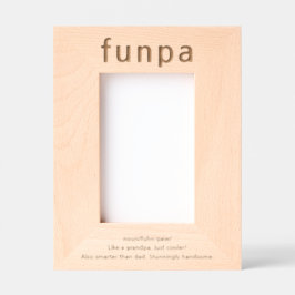 Grandpa定義エッおもしろいチング写真フレーム レーザー彫刻フレーム