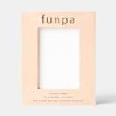 Grandpa定義エッおもしろいチング写真フレーム レーザー彫刻フレーム (正面)