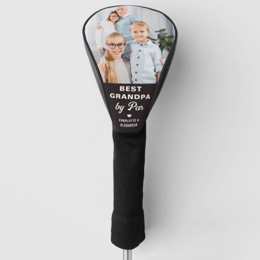 GRANDPA最高のバイパーカスタム写真父の日 ゴルフヘッドカバー (正面)