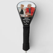 GRANDPA最高の By Par Father's Dayのカスタム写真 ゴルフヘッドカバー (正面)