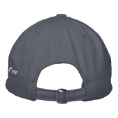 GRANDPA素晴らし – 父の日または誕生日 刺繍入りキャップ (裏面)