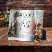 「GRANDPA」は写真最高の、名前、引用文 フォトプラーク