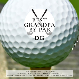 GRANDPA 最高の BY PAR Monogram Name Clubs ゴルフボール