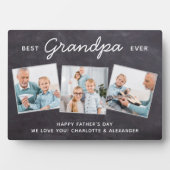 GRANDPA 最高の Everパーソナライズされた Photo Father's Day フォトプラーク (正面)