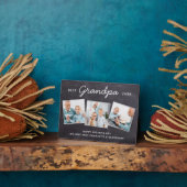 GRANDPA 最高の Everパーソナライズされた Photo Father's Day フォトプラーク (側面)