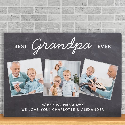 GRANDPA 最高の Everパーソナライズされた Photo Father's Day フォトプラーク