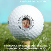 GRANDPA 最高の Ever -カスタム写真パーソナライズされた ゴルフボール