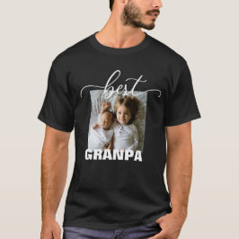 GRANDPA 最高の Photo Father's Day T-Shirt Tシャツ