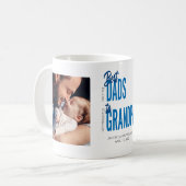 Grandpa 2の最高のパパに昇格する唯一の写真 コーヒーマグカップ (正面左)