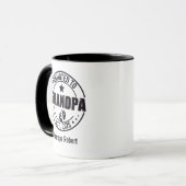 Grandpa Announcement Mug Gift マグカップ (正面左)