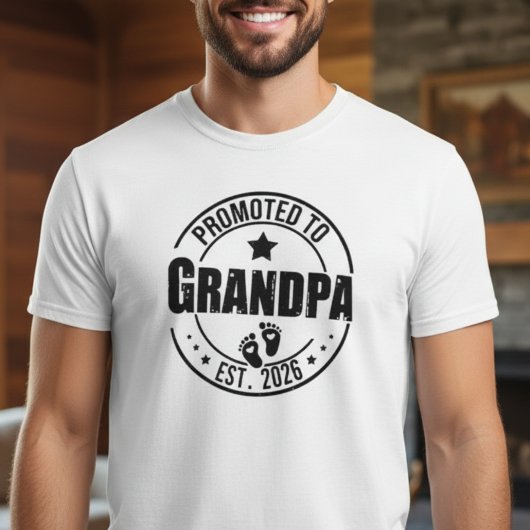 Grandpa Announcement T-Shirt Tシャツ