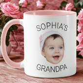 Grandpa Baby Face Coffee Mug Personalized マグカップ