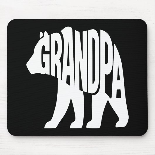 Grandpa Bear マウスパッド (正面)