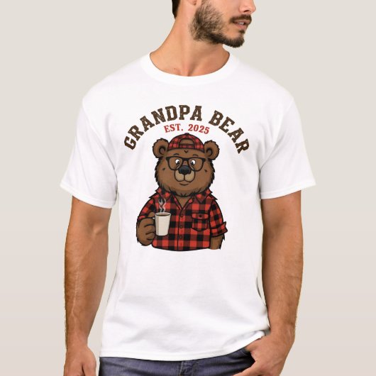 Grandpa Bear 2025 hoodie/t-shirt Tシャツ (正面)