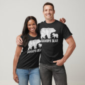 Grandpa Bear Fathers Day Shirts, Funny One Cub Kid Tシャツ (ユニセックス)