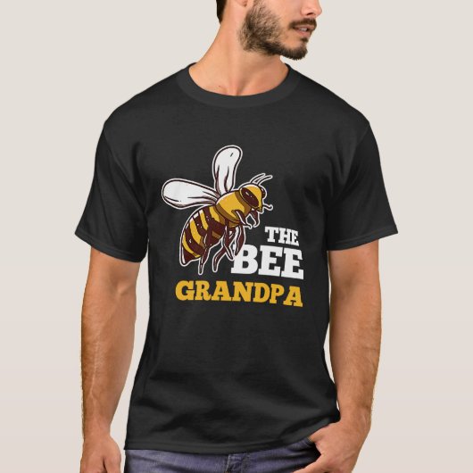 Grandpa Bee Insect Animal Hornet Beekeeper Men Tシャツ (正面)