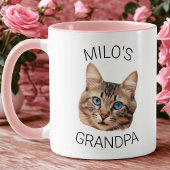 Grandpa Birthday Custom Cat Face Mug マグカップ