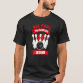 Grandpa Bowler Ten Pin BIG POPS Legend Bowling Pre Tシャツ (正面)