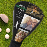 Grandpa By Par Photo最高の Golf Fatherクール's Day ゴルフヘッドカバー<br><div class="desc">クールカスタム父の日の贈り物。動揺してモダン読最高のタイポグラフィのGRANDPA BY PARと3つの家族の写真のコラージュの横にあるメッセージは、このゴルフのヘッドは、彼がコースで見せるのが大好きな記念ギフトをカバーしている。</div>